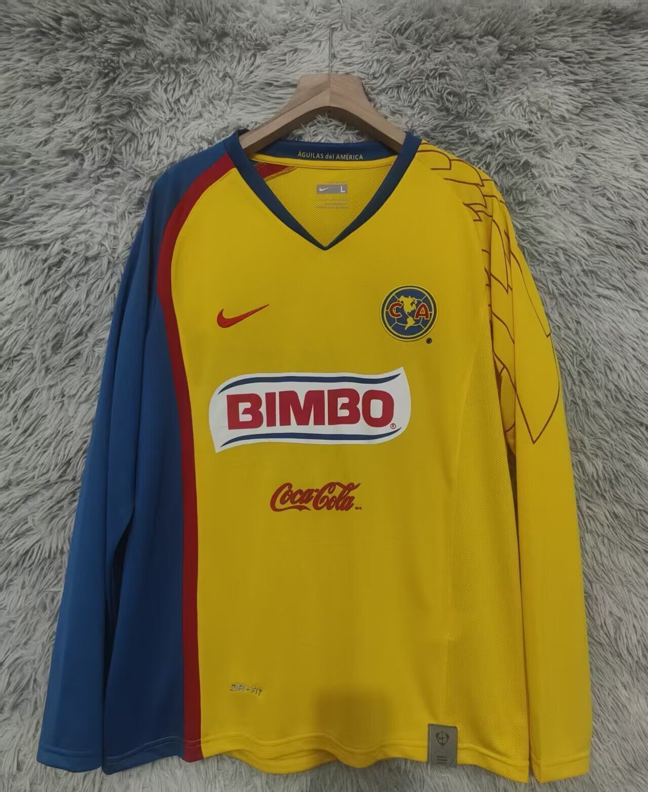 AAA Quality Club America 07/08 Home Long Soccer Jersey